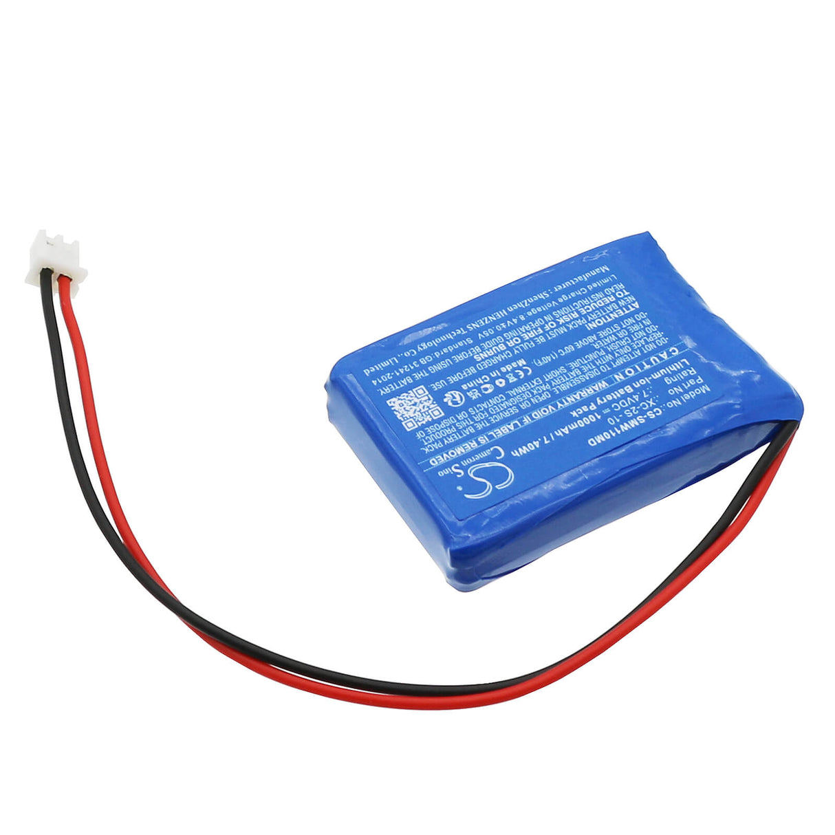 7.4V, Li-ion, 1000mAh, Medical battery fits Sigma, Xc-2s -10, Sw-11uva, 7.40Wh Medical Cameron Sino Technology Limited (Medical)