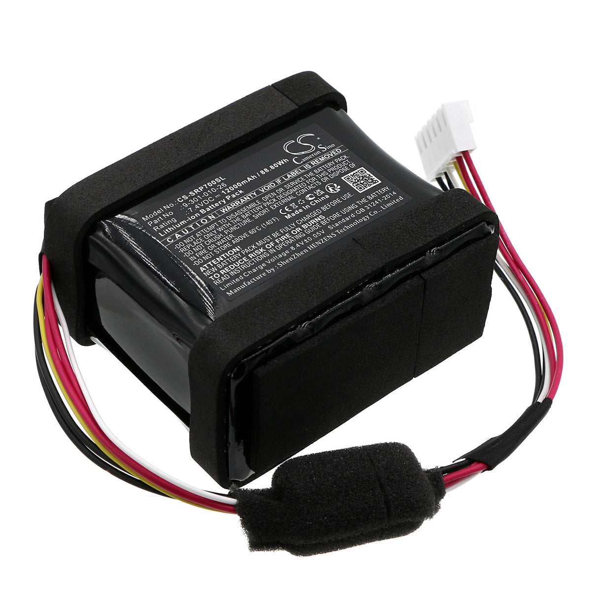 7.4V, Li-ion, 12000mAh, Speaker battery fits Sony, Srs-xp700, 88.80Wh Speaker Cameron Sino Technology Limited
