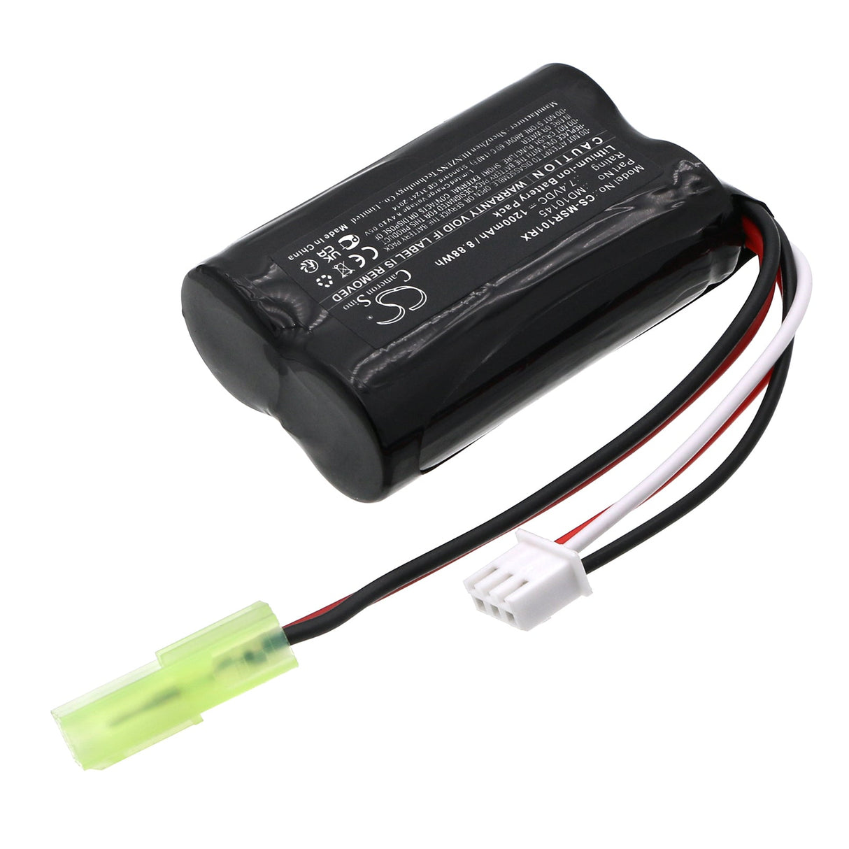 7.4V, Li-ion, 1200mAh Cars Battery fits Modster, Vector Sr48 Brushed, 8.88Wh Cars Cameron Sino Technology Limited   