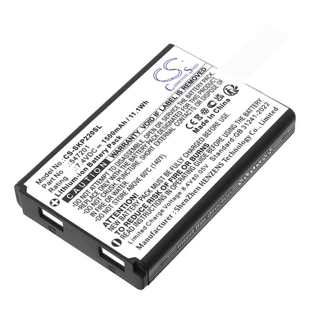7.4V, Li-ion, 1500mAh, Portable Printer battery fits Sewoo, 547201, Lk-p22, Lk-p24, 11.1Wh Portable Printer Cameron Sino Technology Limited