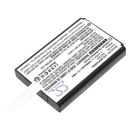 7.4V, Li-ion, 1500mAh, Portable Printer battery fits Sewoo, 547201, Lk-p22, Lk-p24, 11.1Wh Portable Printer Cameron Sino Technology Limited