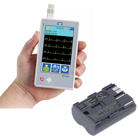 7.4V, Li-ion, 1600mAh, Medical battery fits Mortara, F1559, Monitor Surveyor S4, 11.84Wh Medical Cameron Sino Technology Limited (Medical)