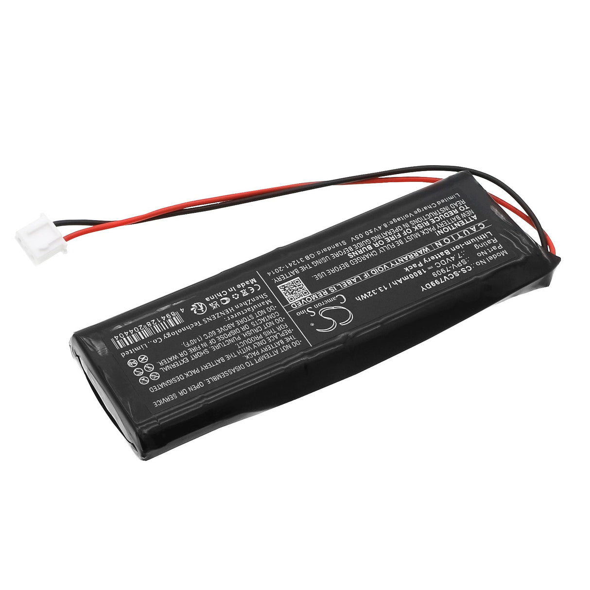 7.4V, Li-ion, 1800mAh, DVD Player battery fits Sencor, Spv-7909, Spv7909, Spv-7909t, 13.32Wh DVD Player Cameron Sino Technology Limited