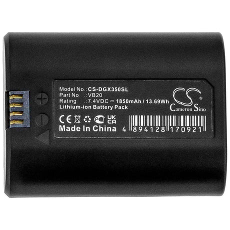 7.4V, Li-ion, 1850mAh, Strobe Lighting battery fits Godox, Vb20, V350, V350c, 13.69Wh Strobe Lighting Cameron Sino Technology Limited (Suspended)