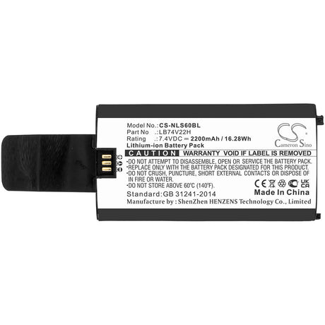 7.4V, Li-ion, 2200mAh, Payment Terminal battery fits Newland, Lb74v22h, Sp60, Spg7, 16.28Wh Payment Terminal Cameron Sino Technology Limited