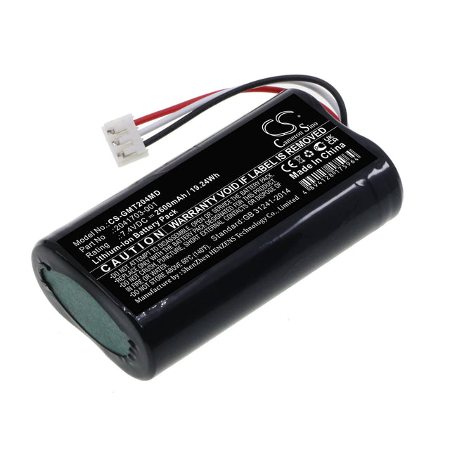 7.4V, Li-ion, 2600mAh, Medical battery fits Ge, 2041703-001, Mini Telemetry Transmitter, 19.24Wh Medical Cameron Sino Technology Limited (Medical)