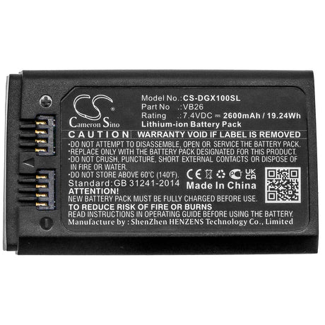 7.4v, Li-ion, 2600mah, Strobe Lighting Battery Fit's Godox, V1, 19.24wh Strobe Lighting Cameron Sino Technology Limited