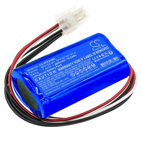 7.4V, Li-ion, 2600mAh, Payment Terminal battery fits Verifone, Bpk182-001, Pca169-001-01, Pca169-404-01-a, 19.24Wh Payment Terminal Cameron Sino Technology Limited