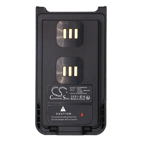 7.4V, Li-ion, 2600mAh, Two-Way Radio battery fits Zte, Ph600, Ph600l, 19.24Wh Two-Way Radio Cameron Sino Technology Limited