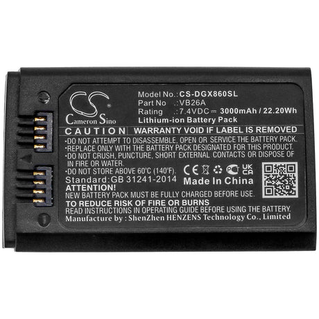7.4V, Li-ion, 3000mAh, Strobe Lighting battery fits Godox, Vb26a, V860iii, 22.2Wh Strobe Lighting Cameron Sino Technology Limited