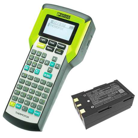 7.4V, Li-ion, 3200mAh, Portable Printer battery fits Phoenix Contact, Thermofox, Thermomark Go, 23.68Wh Portable Printer Cameron Sino Technology Limited