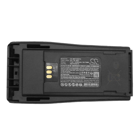 7.4V, Li-ion, 3350mAh, Two-Way Radio Battery with USB-C Charge port, fits Motorola, Cp040, Cp140, 24.79Wh Two-Way Radio Cameron Sino Technology Limited   