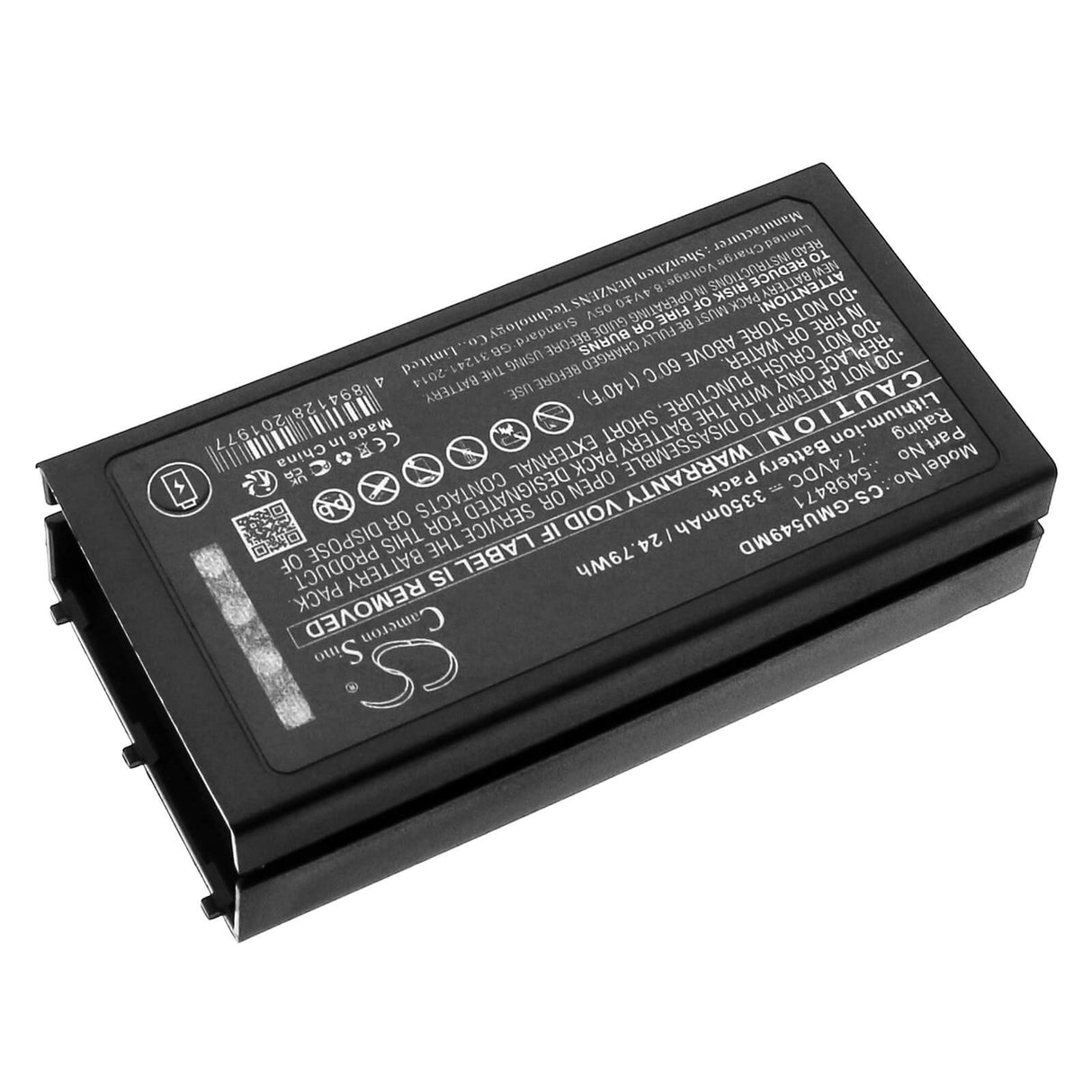 7.4V, Li-ion, 3350mAh, Medical battery fits Ge, 5498471, Portable Ultrasound Machine, Vscan Access, 24.79Wh Medical Cameron Sino Technology Limited (Medical)
