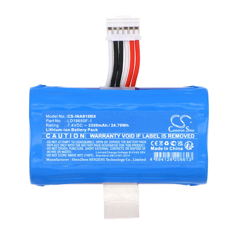 7.4V, Li-ion, 3350mAh, Payment Terminal battery fits Landi, Ingenico, Ld18650f-1, A8 Pro, A8 Pro-92d3, 24.79Wh Payment Terminal Cameron Sino Technology Limited