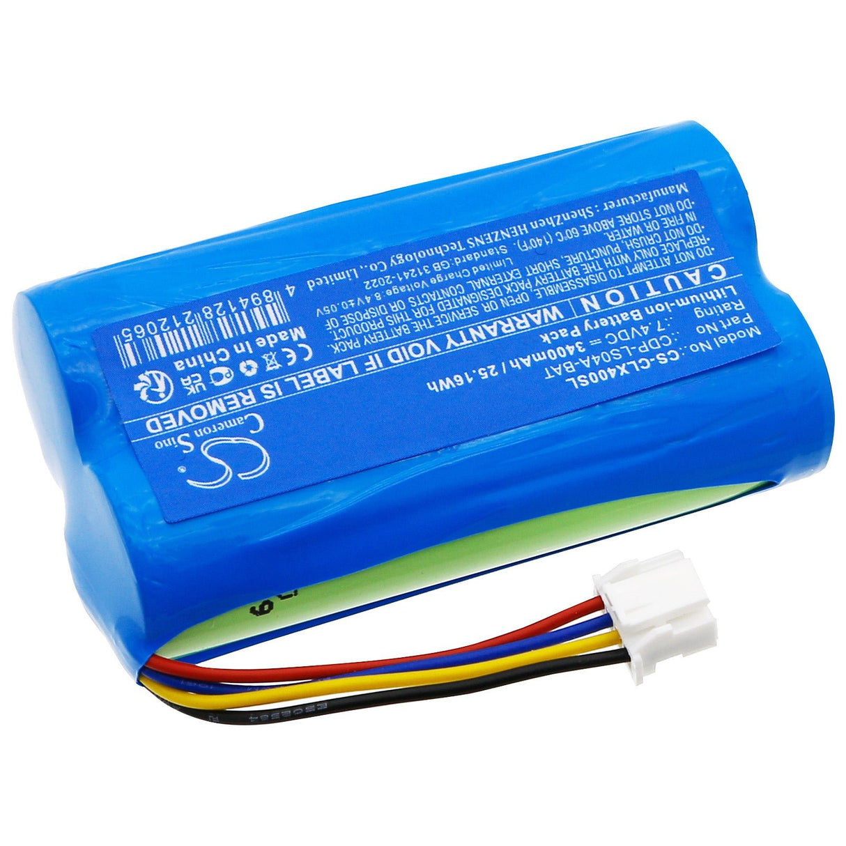 7.4V, Li-ion, 3400mAh, Transmitters & Receiver battery fits Cerevo, Liveshell X Encoder, 25.16Wh Transmitters & Receiver Cameron Sino Technology Limited