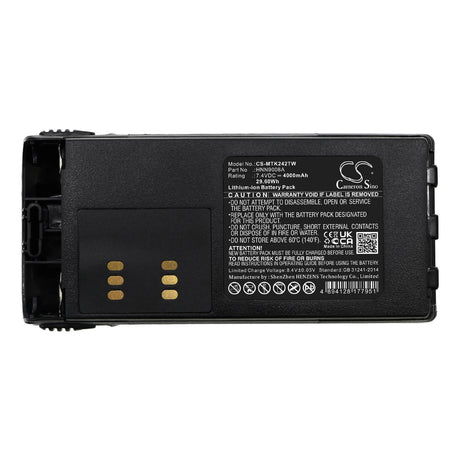 7.4V, Li-ion, 4000mAh, Two-Way Radio battery fits Motorola, Hmnn4151, Gp1280, Gp140, 29.6Wh Two-Way Radio Cameron Sino Technology Limited
