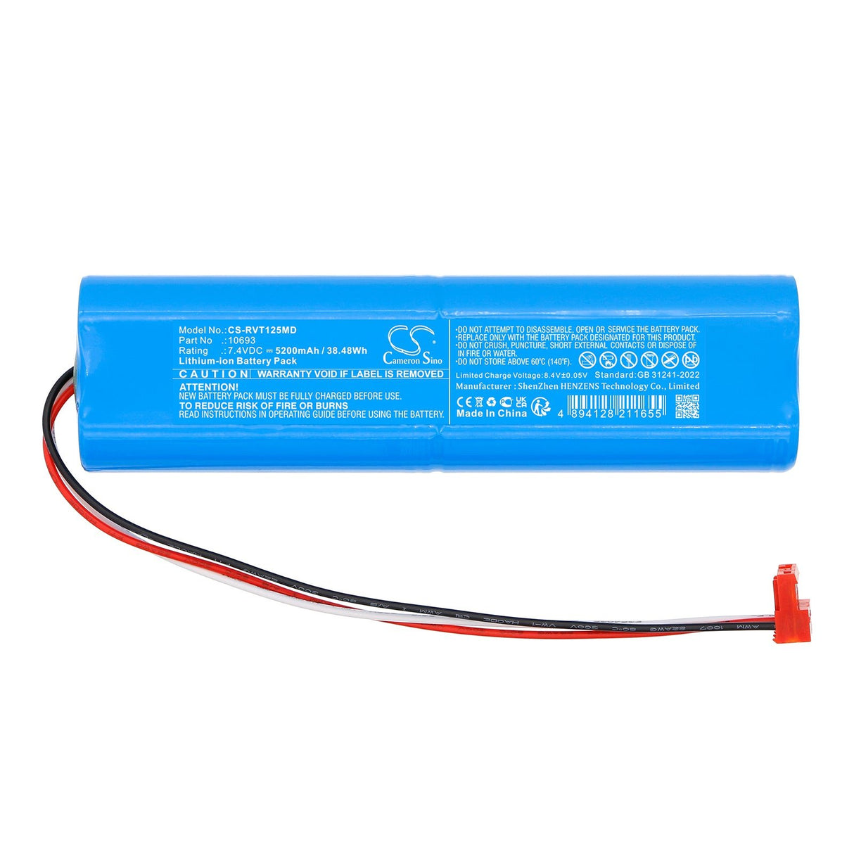7.4V, Li-ion, 5200mAh, Medical battery fits Riester, 12674, Ri-vital, 38.48Wh Medical Cameron Sino Technology Limited (Medical)