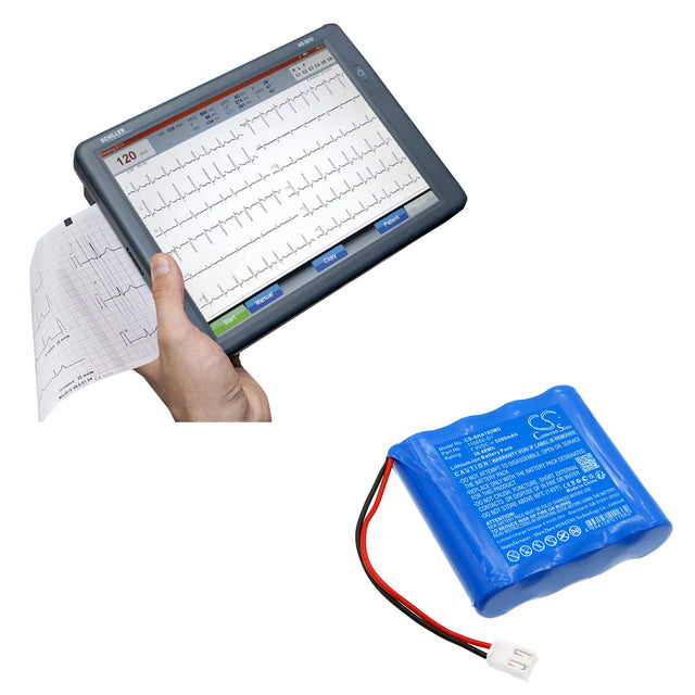 7.4V, Li-ion, 5200mAh, Medical battery fits Schiller, Cardiovit At102+, Ms-2010, 38.48Wh Medical Cameron Sino Technology Limited (Medical)