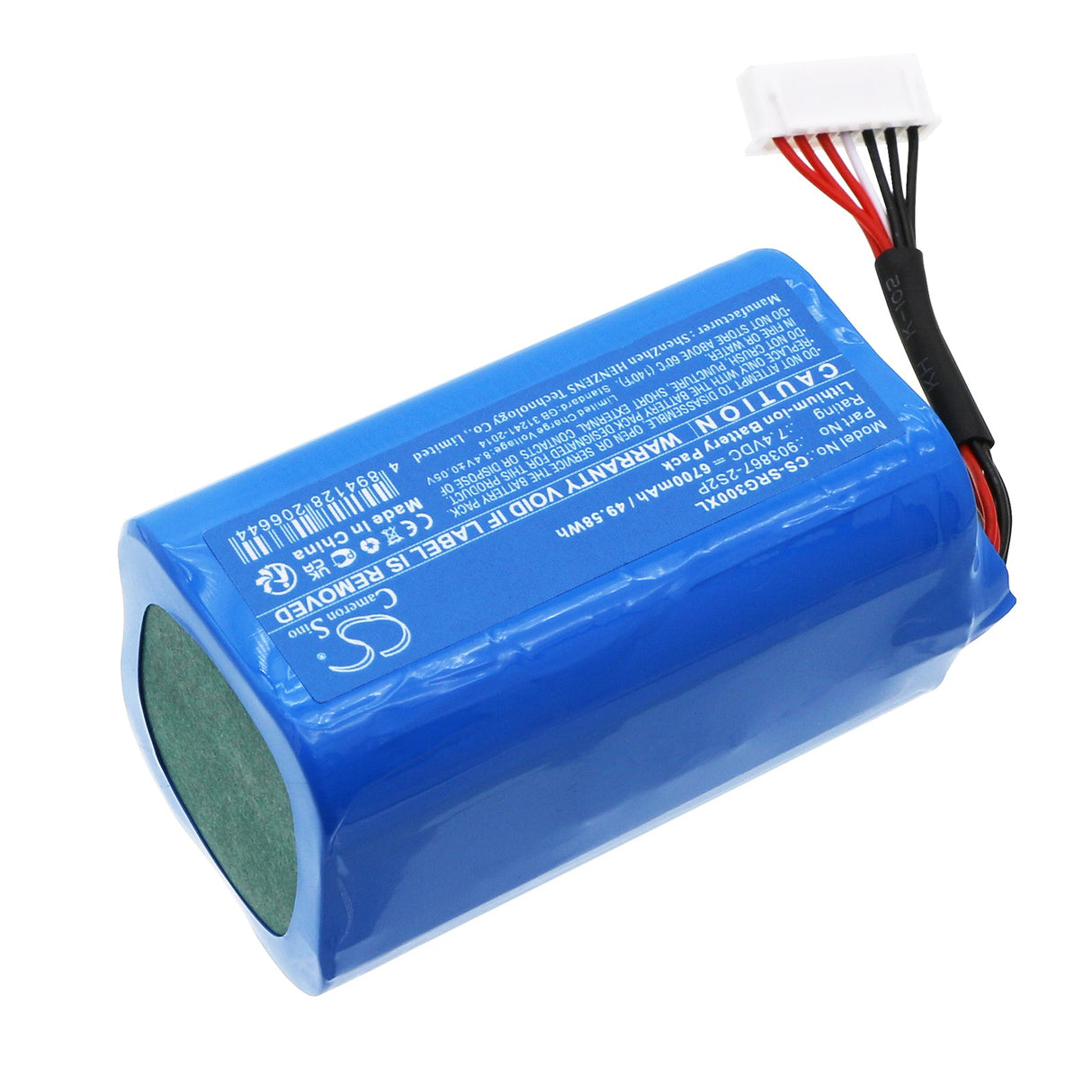 7.4V, Li-ion, 6700mAh, Speaker battery fits Sony, Srs-xg300, 49.58Wh Speaker Cameron Sino Technology Limited