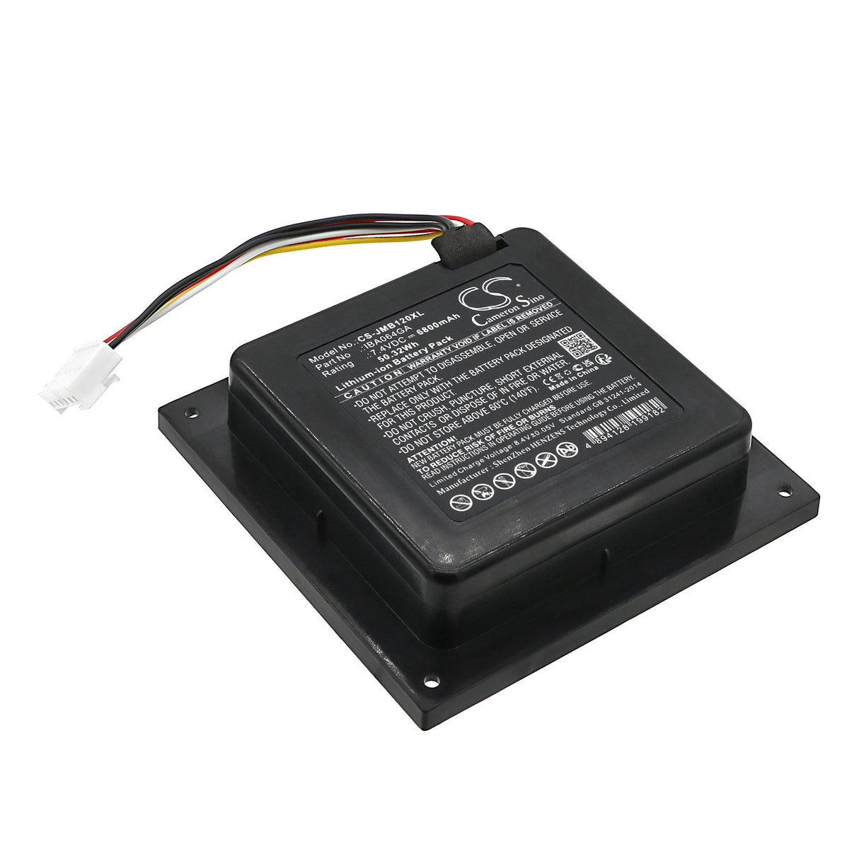 7.4V, Li-ion, 6800mAh, Speaker battery fits Jbl, Partybox 110, 50.32Wh Speaker Cameron Sino Technology Limited