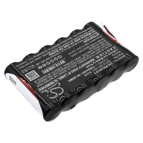 7.4V, Li-ion, 7500mAh, Flashlight battery fits Pelican, 9410-301-001e, 9410l, 9410l Led Lantern, 55.50Wh Flashlight Cameron Sino Technology Limited