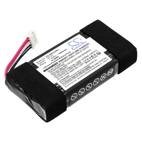 7.4V, Li-Polymer, 1900mAh, Speaker battery fits Sony, Srs-x33, 14.06Wh Speaker Cameron Sino Technology Limited