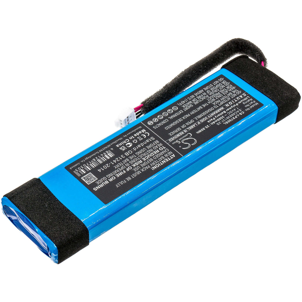 7.4V, Li-Polymer, 3500mAh, Speaker battery fits Lg, Dxg7qgr.ddeullk, Pl7.abrallk, 25.90Wh Speaker Cameron Sino Technology Limited