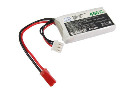 7.4V, Li-Polymer, 450mAh, batterie FPV compatible avec Cameron Sino, Cameron Sino 450mAh 7.4V 60C 2S1P Lipo, Cameron Sino 450mAh 7.4V 60C 2S1P Lipo, 3.33Wh FPV Cameron Sino Technology Limited