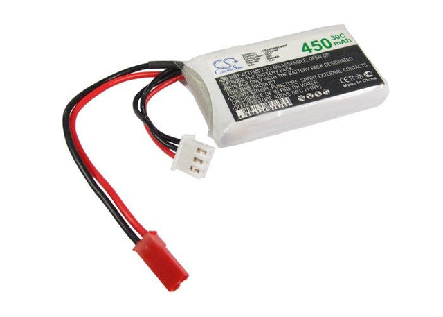 7.4V, Li-Polymer, 450mAh, batterie FPV compatible avec Cameron Sino, Cameron Sino 450mAh 7.4V 60C 2S1P Lipo, Cameron Sino 450mAh 7.4V 60C 2S1P Lipo, 3.33Wh FPV Cameron Sino Technology Limited