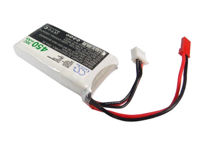 7.4V, Li-Polymer, 450mAh, batterie FPV compatible avec Cameron Sino, Cameron Sino 450mAh 7.4V 60C 2S1P Lipo, Cameron Sino 450mAh 7.4V 60C 2S1P Lipo, 3.33Wh FPV Cameron Sino Technology Limited