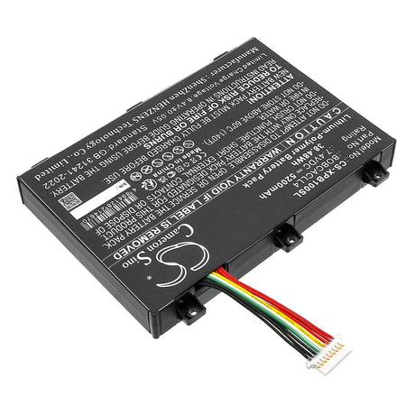 7.4V, Li-Polymer, 5200mAh, Tablet battery fits Xplore, Bobcacll4, Bobcat Rugged Ix101b1 Tablet, Xplore Thinkpad P72, 38.48Wh Tablet Cameron Sino Technology Limited