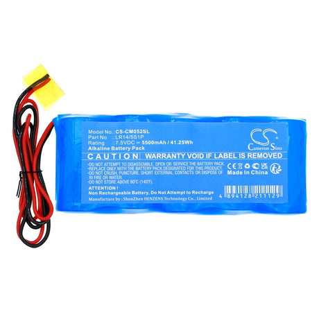 7.5V, Alcaline, 5500mAh, Batterie Pack batterie s'adapte à Custom Battery Pack, Lr14/5s1p, 41.25Wh Battery Pack Cameron Sino Technology Limited