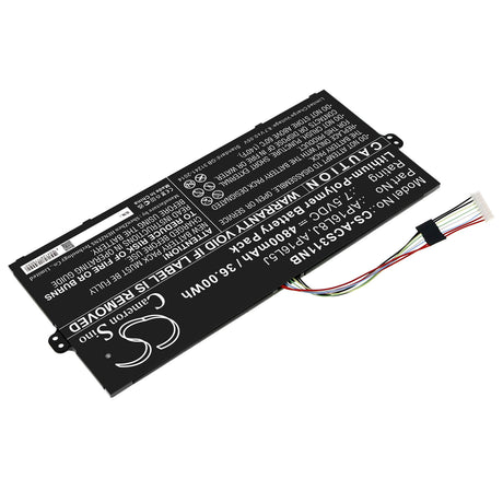 7.5v, Li-polymer, 4800mah, Battery Fits Acer Chromebook Spin 311 Cp311-3h, Chromebook Spin 311 Cp311-3h-k, 36.00wh Notebook, Laptop Cameron Sino Technology Limited   
