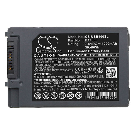 7.6V, Li-ion, 4000mAh, Equipment battery fits Unistrong, Ba4050, LZ-WB10HC, Uc-b12, 30.4Wh Equipment, Survey, Test Cameron Sino Technology Limited