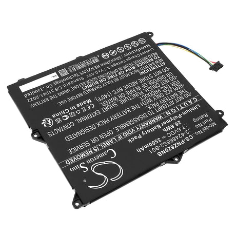 7.6V, Li-Polymer, 3500mAh, Notebook, Laptop battery fits Panasonic, Cf-xz6, Cf-xz62, 26.6Wh Notebook, Laptop Cameron Sino Technology Limited