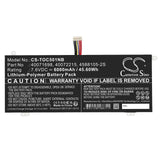 7.6v, Li-polymer, 6000mah, Battery Fits Medion, Akoya E15403, Akoya E15403(msn 30026724), 45.60wh Notebook, Laptop Cameron Sino Technology Limited