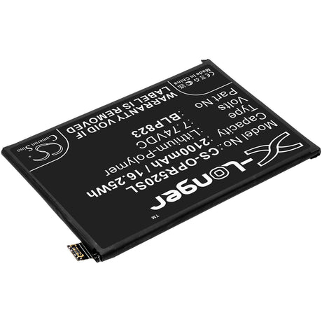 7.74V, Li-Polymer, 2100mAh, SmartPhone battery fits Oppo, Blp823, Cph2201, Pdsm00, 16.25Wh Mobile, SmartPhone Cameron Sino Technology Limited (Smartphone)
