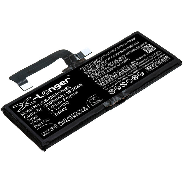 7.74V, Li-Polymer, 2100mAh, SmartPhone battery fits Xiaomi, Bm4v, M2007j1sc, Mi 10 Ultra, 16.25Wh Mobile, SmartPhone Cameron Sino Technology Limited (Smartphone)