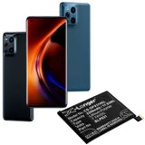 7.74V, Li-Polymer, 2200mAh, SmartPhone battery fits Oppo, Blp831, Cph2173, Find X3 Pro, 17.03Wh Mobile, SmartPhone Cameron Sino Technology Limited (Smartphone)