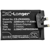 7.74V, Li-Polymer, 2200mAh, SmartPhone battery fits Zte, Li3945t44p8h556490, Nubia Red Magic 6 Pro, Nx669j-p, 17.03Wh Mobile, SmartPhone Cameron Sino Technology Limited (Smartphone)