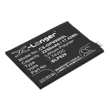 7.74V, Li-Polymer, 2250mAh, SmartPhone battery fits Oneplus, Blp829, Oneplus 9, 17.42Wh Mobile, SmartPhone Cameron Sino Technology Limited (Smartphone)