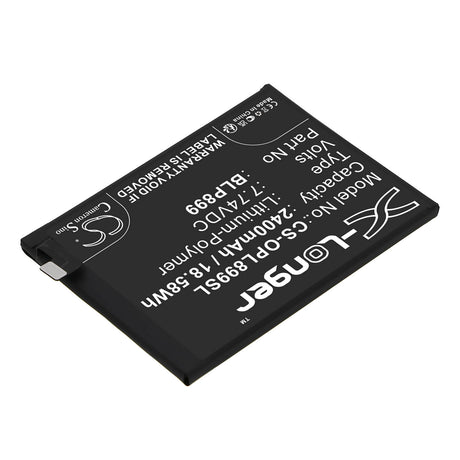 7.74V, Li-Polymer, 2400mAh, SmartPhone battery fits Oneplus, Blp899, 10 Pro, 10 Pro 5g, 18.58Wh Mobile, SmartPhone Cameron Sino Technology Limited (Smartphone)