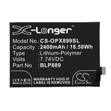 7.74V, Li-Polymer, 2400mAh, SmartPhone battery fits Oppo, Blp889, Cph2305, Find X5 Pro, 18.58Wh Mobile, SmartPhone Cameron Sino Technology Limited (Smartphone)