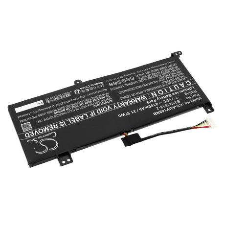 7.7V, Li-ion, 4100mAh, Notebook, Laptop battery fits Asus, Expertbook P1 P1510cja, Type 3 connector, 31.57Wh Notebook, Laptop Cameron Sino Technology Limited