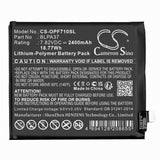 7,82V, Li-Polymer, 2400mAh, batterie de smartphone compatible Oppo, Blpa37, Find X7 Ultra, 18,77Wh Mobile, Smartphone Cameron Sino Technology Limited (Smartphone)