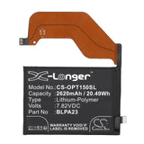 7.82V, Li-Polymer, 2620mAh, SmartPhone battery fits Oppo, Blpa23, Realme Gt5 150w, 20.49Wh Mobile, SmartPhone Cameron Sino Technology Limited (Smartphone)
