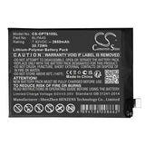 7.82V, Li-Polymer, 2650mAh, batterie de smartphone compatible avec Oppo, Realme, Blpa45, Realme Gt Neo6 Se, 20.72Wh Mobile, Smartphone Cameron Sino Technology Limited (Smartphone)