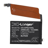 7.89V, Li-Polymer, 2400mAh, SmartPhone battery fits Oneplus, Blpa09, Ace 2 Pro, 18.94Wh Mobile, SmartPhone Cameron Sino Technology Limited (Smartphone)