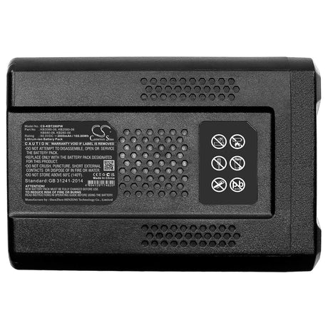 80.0V, Li-ion, 2000mAh, Gardening Tools battery fits Kobalt, Kb2580-06, 80v Chainsaw, 80v Leaf Blower, 160.00Wh Gardening Tools Cameron Sino Technology Limited (Dangerous Goods)