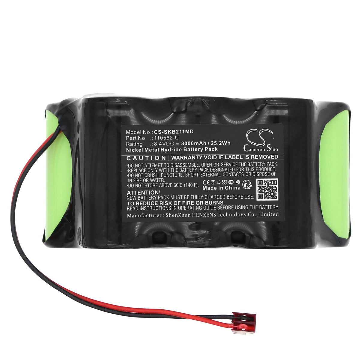 8.4V, Ni-MH, 3000mAh, Medical battery fits Stryker, 211-22 Power Pack Interpulse, 25.2Wh Medical Cameron Sino Technology Limited (Medical)